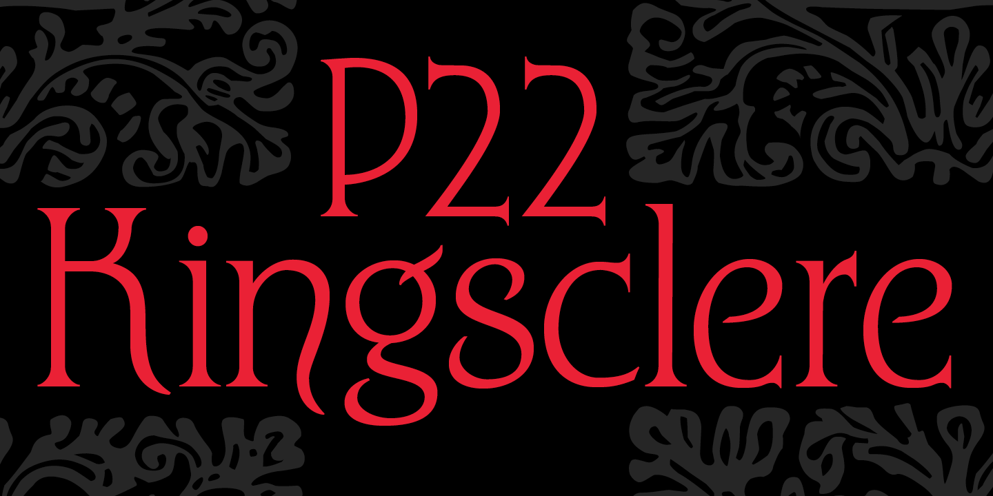 Шрифт P22 Kingsclere